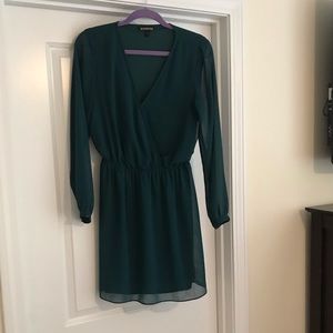 Dark green Express dress